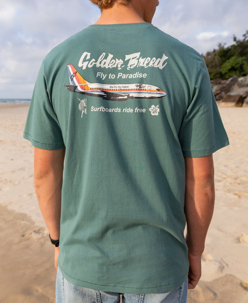 Golden Breed Fly Tee | Fern - T-Shirts
