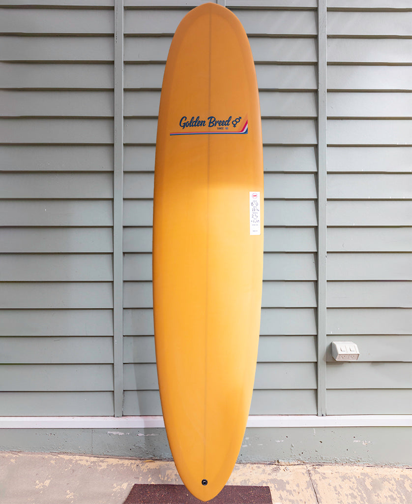 Golden Breed GB 8'0" Free Styler | Vintage Yellow - Longboard Surfboards