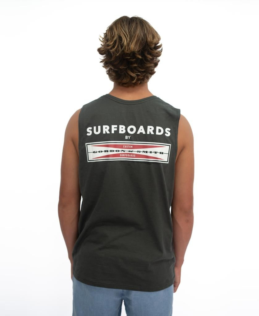 Gordon & Smith G&S Corp Muscle | Wash Black - Tank Tops