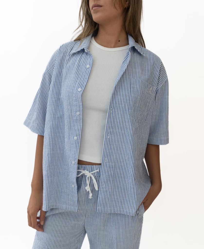Bailey Shirt | Stripe-Golden Breed