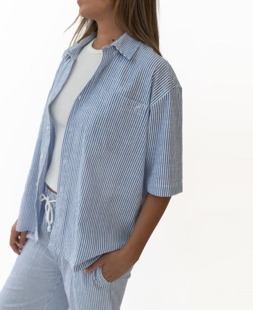 Bailey Shirt | Stripe-Golden Breed