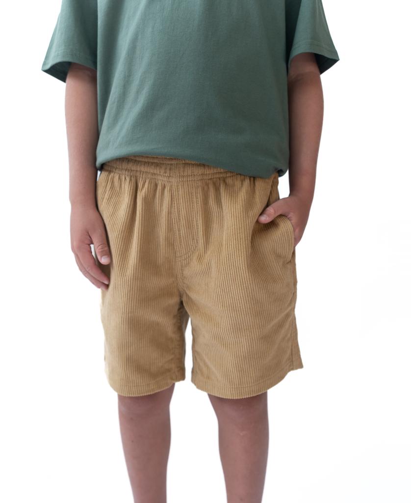 Crackers Boys Walkshort | Dark Camel