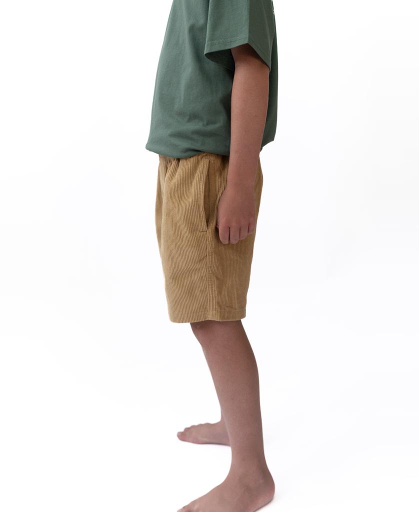 Crackers Boys Walkshort | Dark Camel-Golden Breed