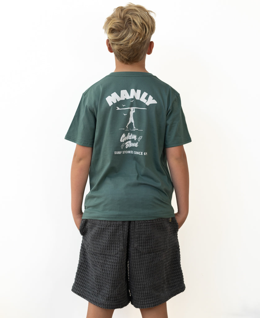 Manly Shanty Kids Tee | Fern