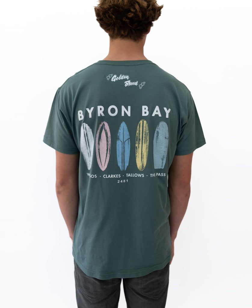 Byron Boards Tee | Fern