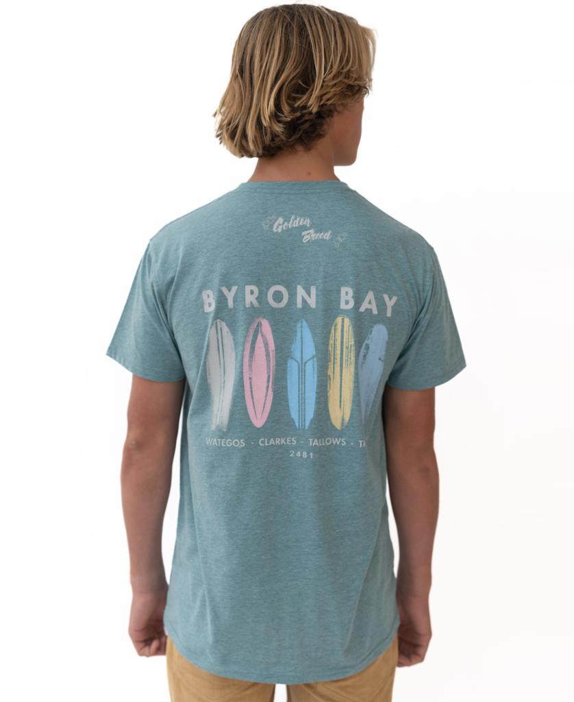 Byron Boards Tee | Green Zumba-Golden Breed
