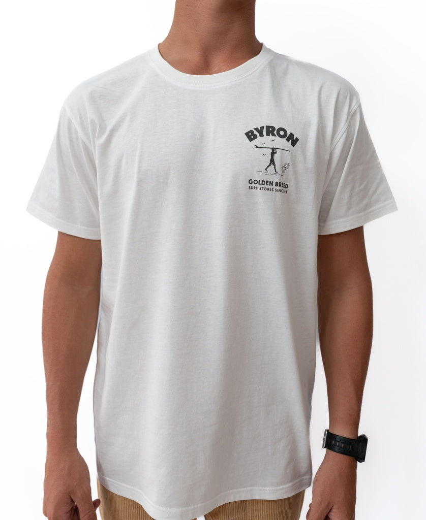 Byron Shanty Tee | Off White-Golden Breed
