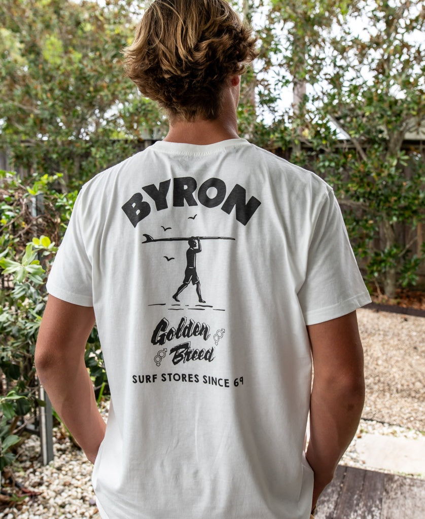 Byron Shanty Tee | Off White-Golden Breed