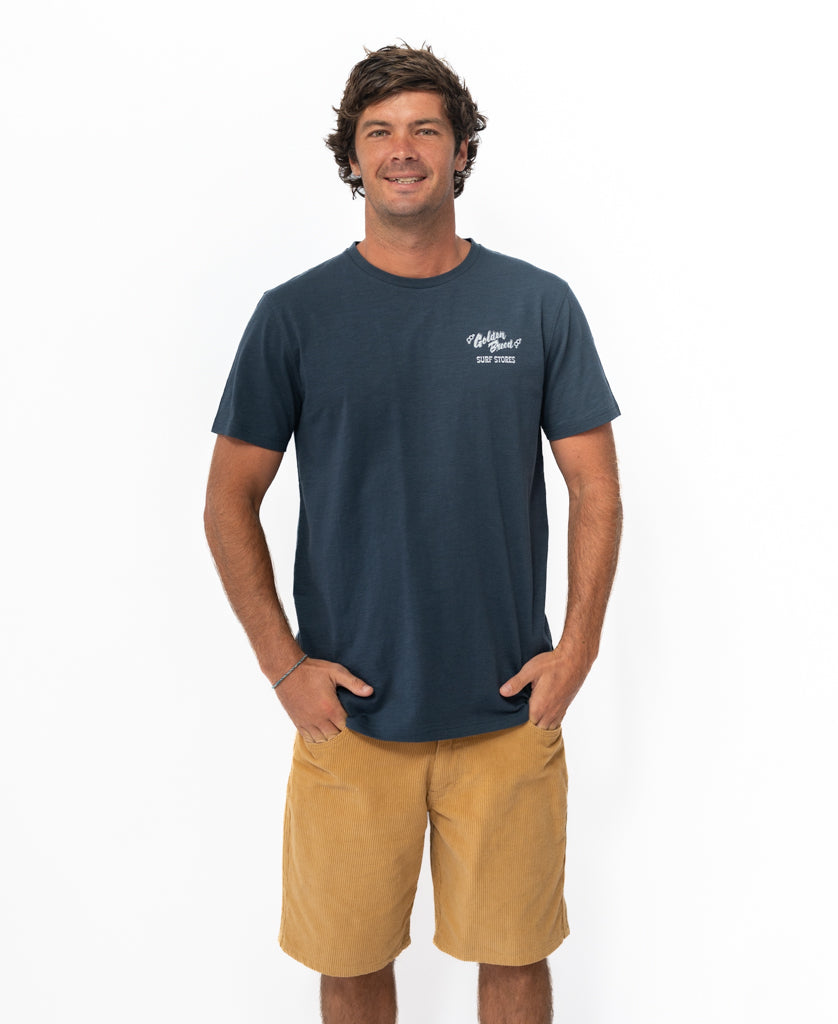Byron Bay Smurf Tee | Navy