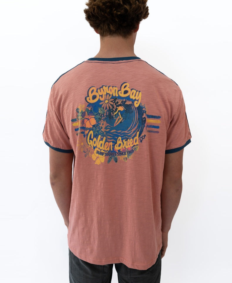 Byron Tropical Tee | Rose