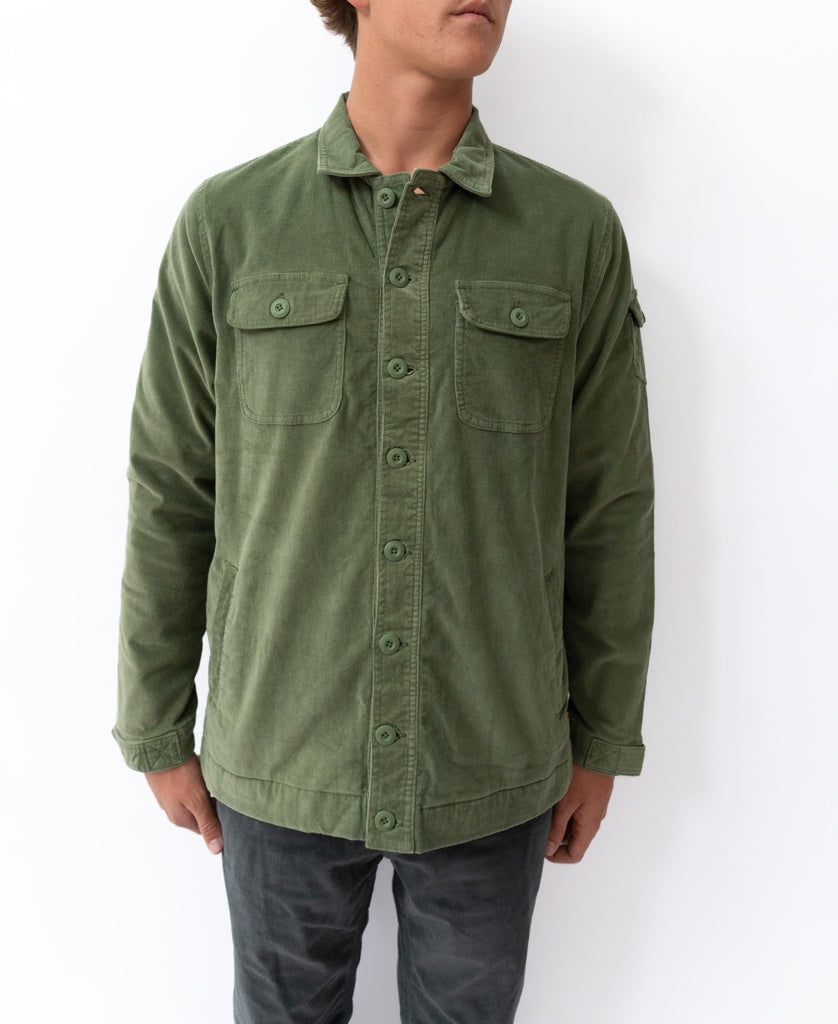 Cahoots Cord Jacket | Khaki-Golden Breed