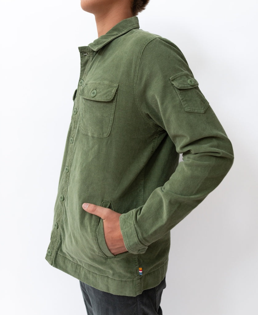 Cahoots Cord Jacket | Khaki-Golden Breed
