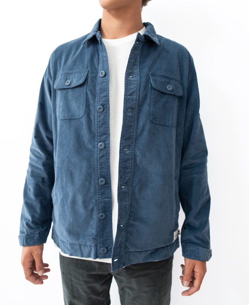 Cahoots Cord Jacket | Vintage Navy-Golden Breed