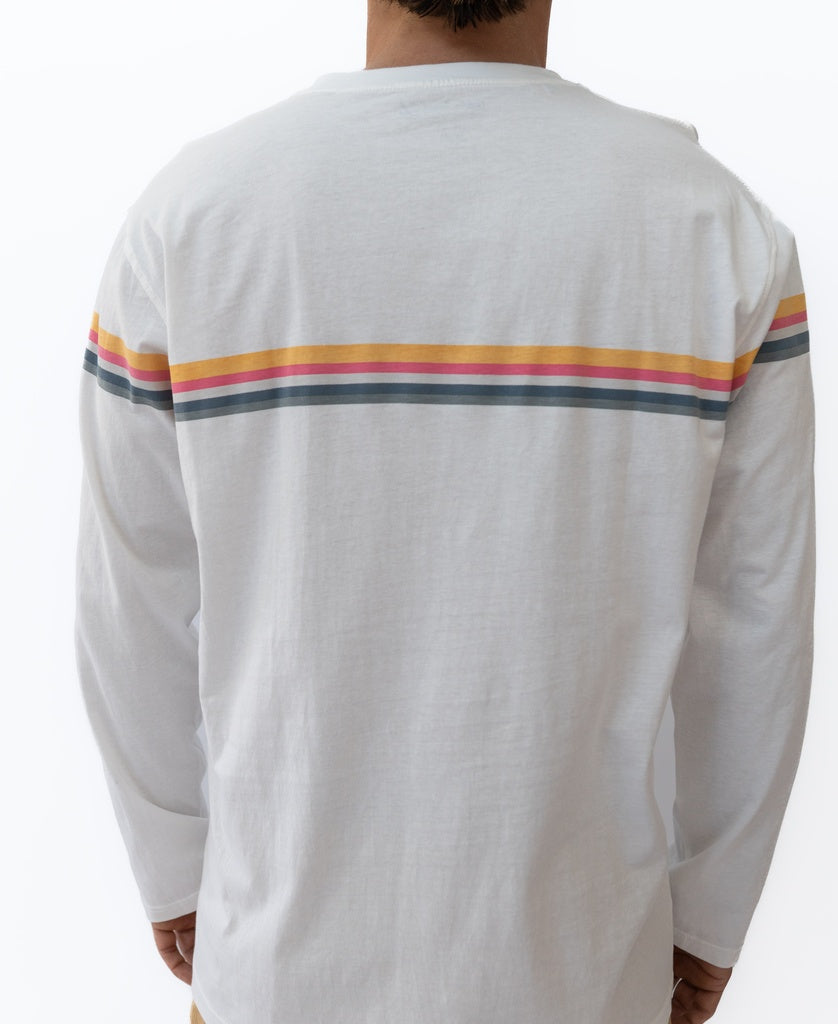 California LS Tee | Off White-Golden Breed