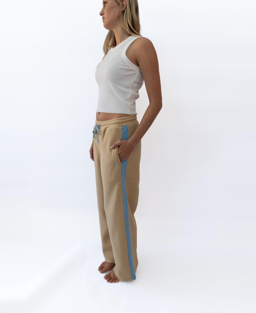 Connie Pant | Beige/Azure