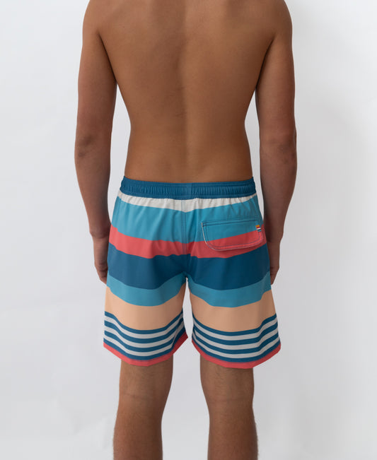 DL-Classic Elastic Waist Boardie | Stripe