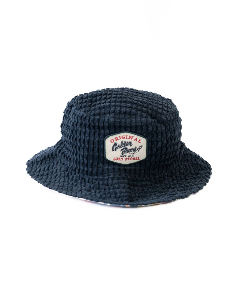 Golden Breed El Noggino Cord Bucket Hat | Vintage Navy - Bucket Hats
