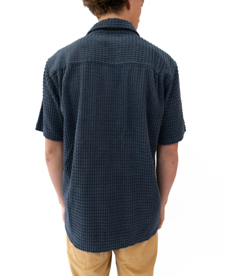 Golden Breed El Shirto Cord Shirt | Vintage Navy - Shirts