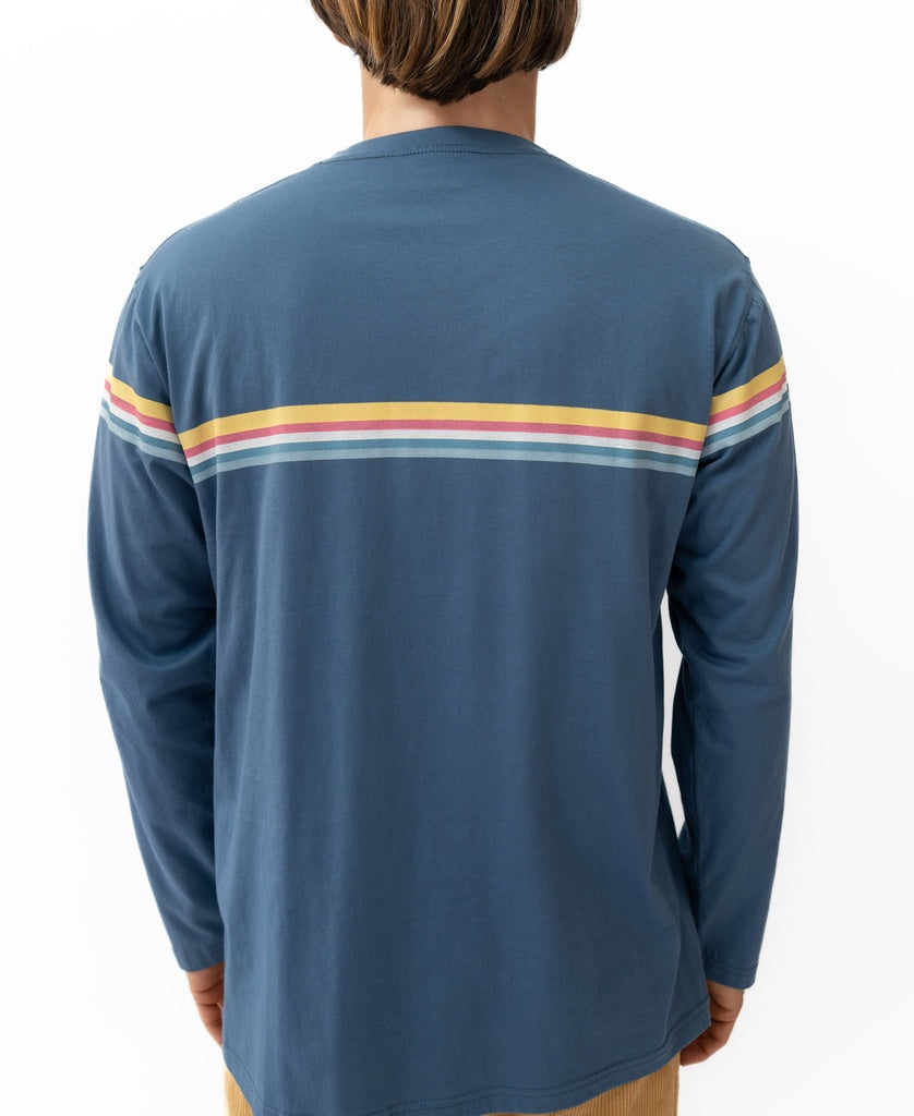 Flinders Cali LS Tee | Blue-Golden Breed
