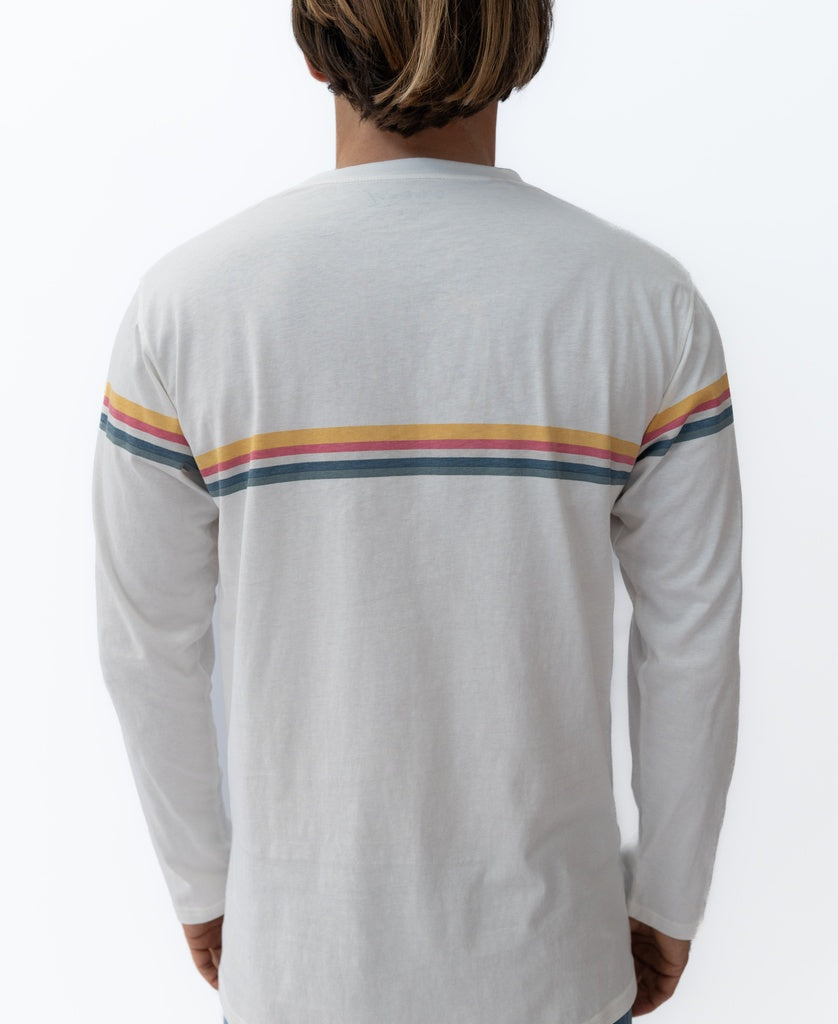 Flinders Cali LS Tee | Off White-Golden Breed