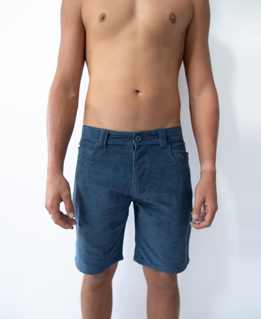 Floyd Cord Walkshort | Vintage Navy-Golden Breed