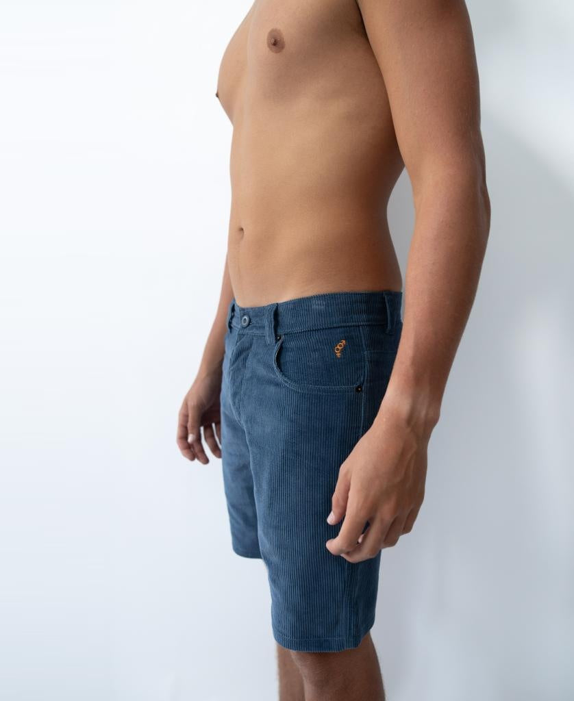 Floyd Cord Walkshort | Vintage Navy-Golden Breed