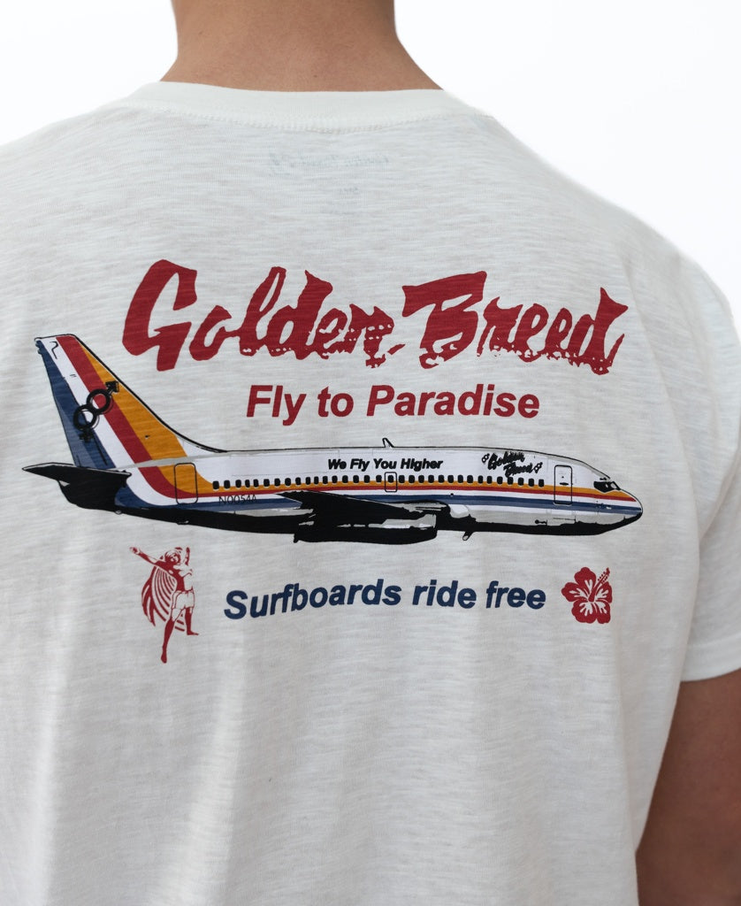 Golden Breed Fly Tee | Off White - T-Shirts