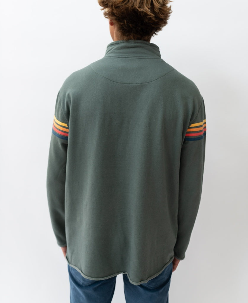 Fort 1/4 Zip Sweater | Fern-Golden Breed