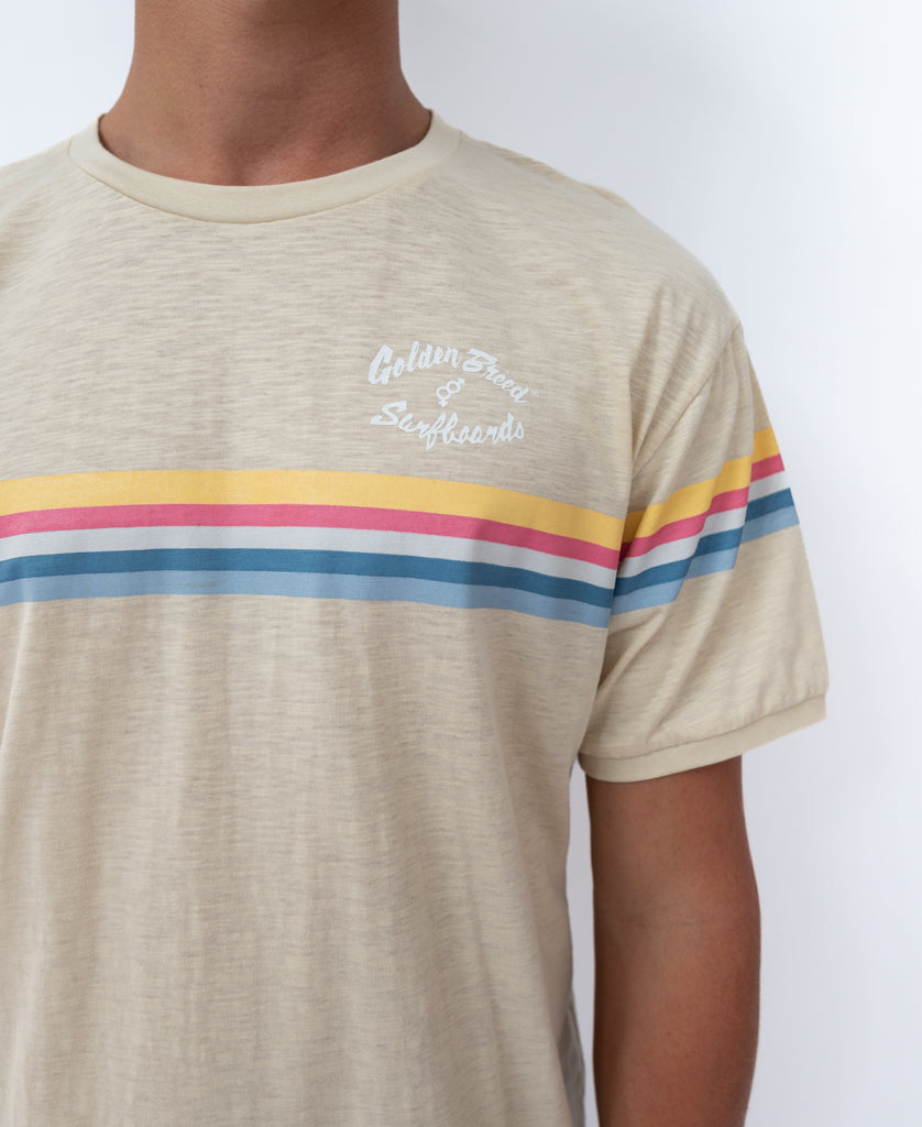 Golden Breed GoJo Ringer Tee | Cream - T-Shirts