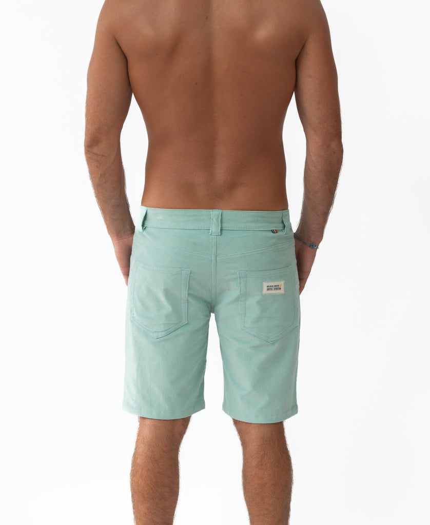 Golden Breed Hercules Cord Short | Wash Fern - Shorts