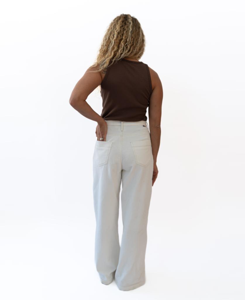 Golden Breed Jenny Cord Pant | Off White - Trousers
