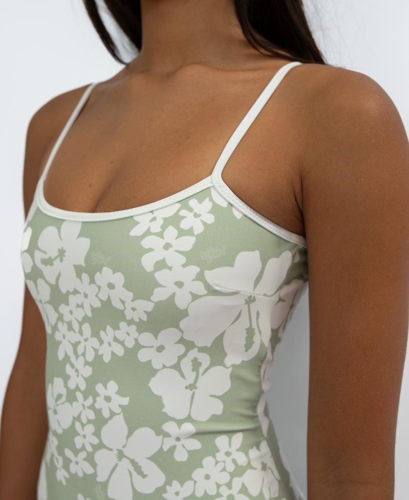 Lola Barkly | Moss / Off White-Golden Breed