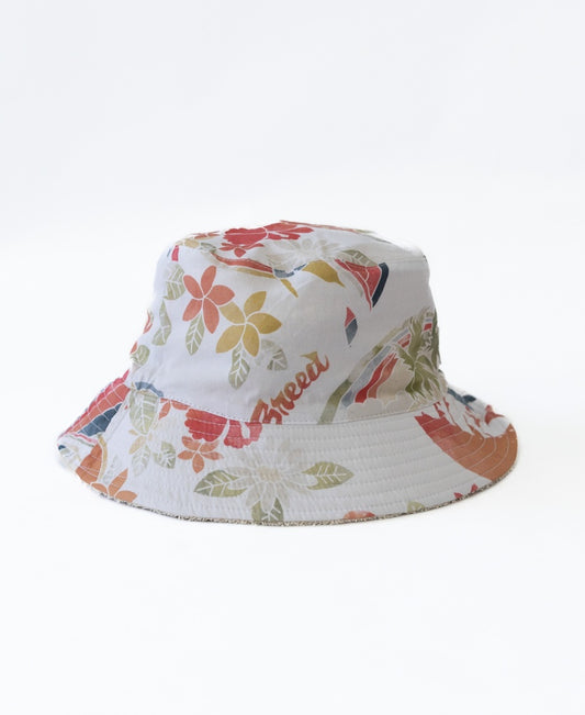 Kids Long Island Terry Bucket Hat | Cream