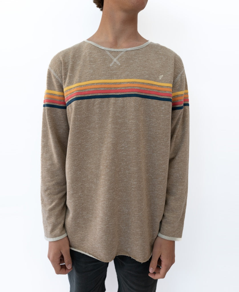Golden Breed Long Island Rag Top | Coffee Marle - Sweatshirts