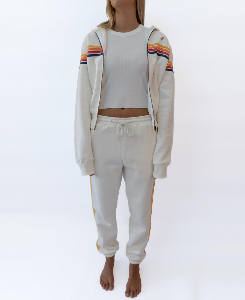 Long Island Zip Hoodie | Off White