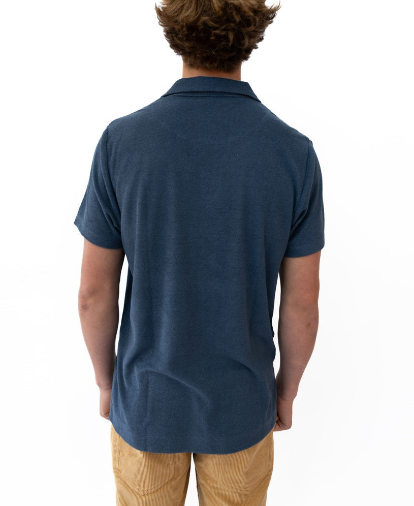 Golden Breed Vintage Long Island Polo | Vintage Navy - Polos