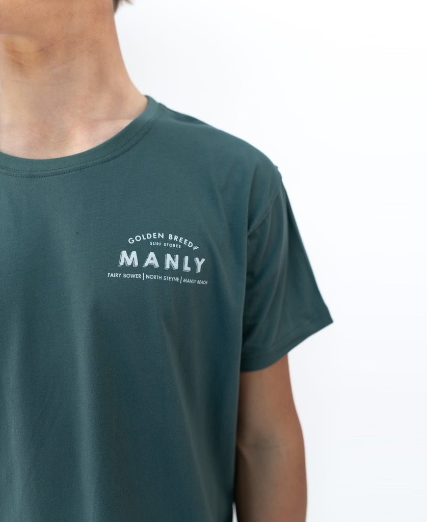 Manly Old School Tee | Fern