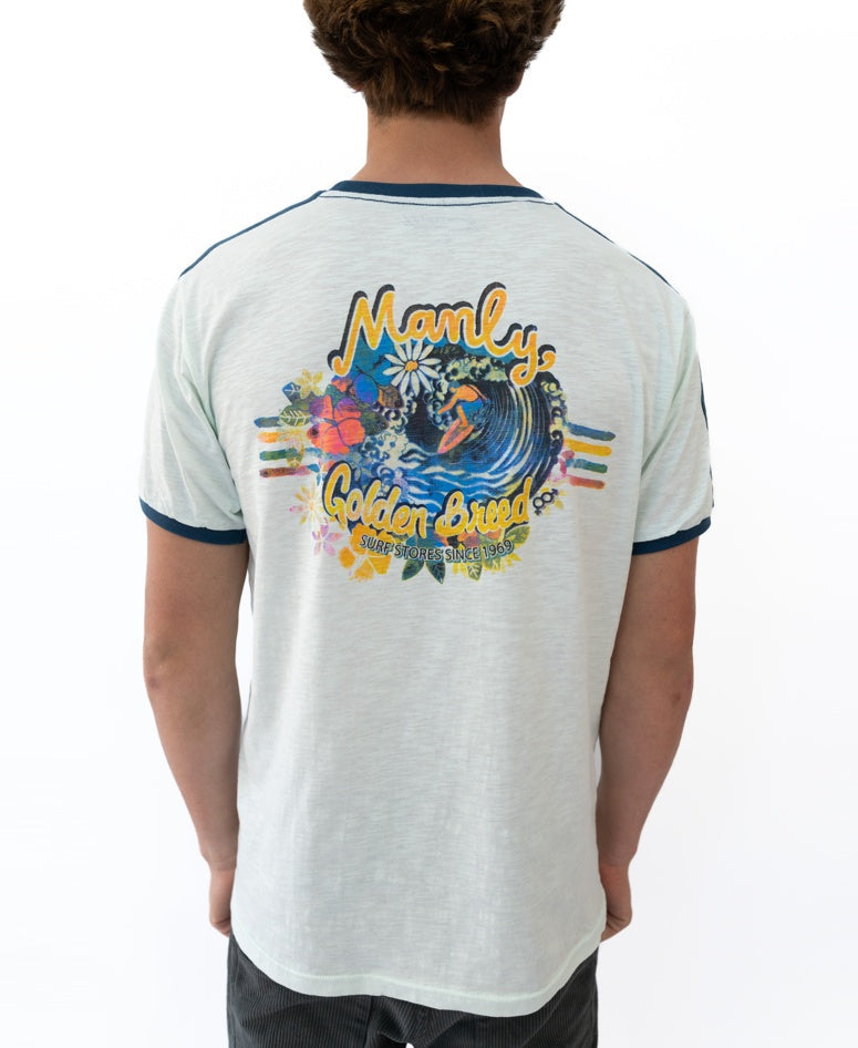Manly Tropical Tee | Ice