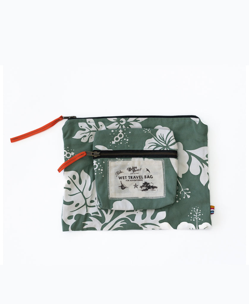 Golden Breed Marco Wet Travel Bag | Leaf Green Wilks - Travel Organizer Bags