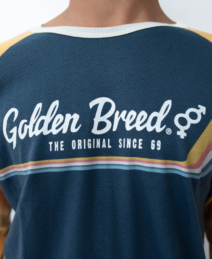 Extreme LS Tee | Denim-Golden Breed