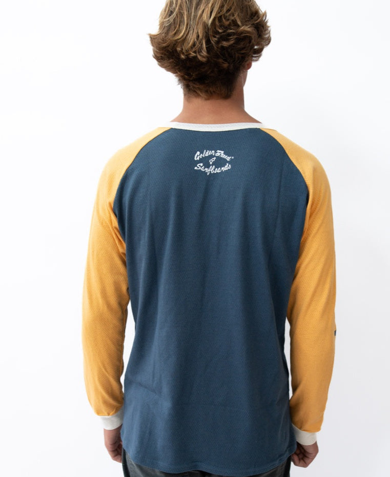 Extreme LS Tee | Denim-Golden Breed