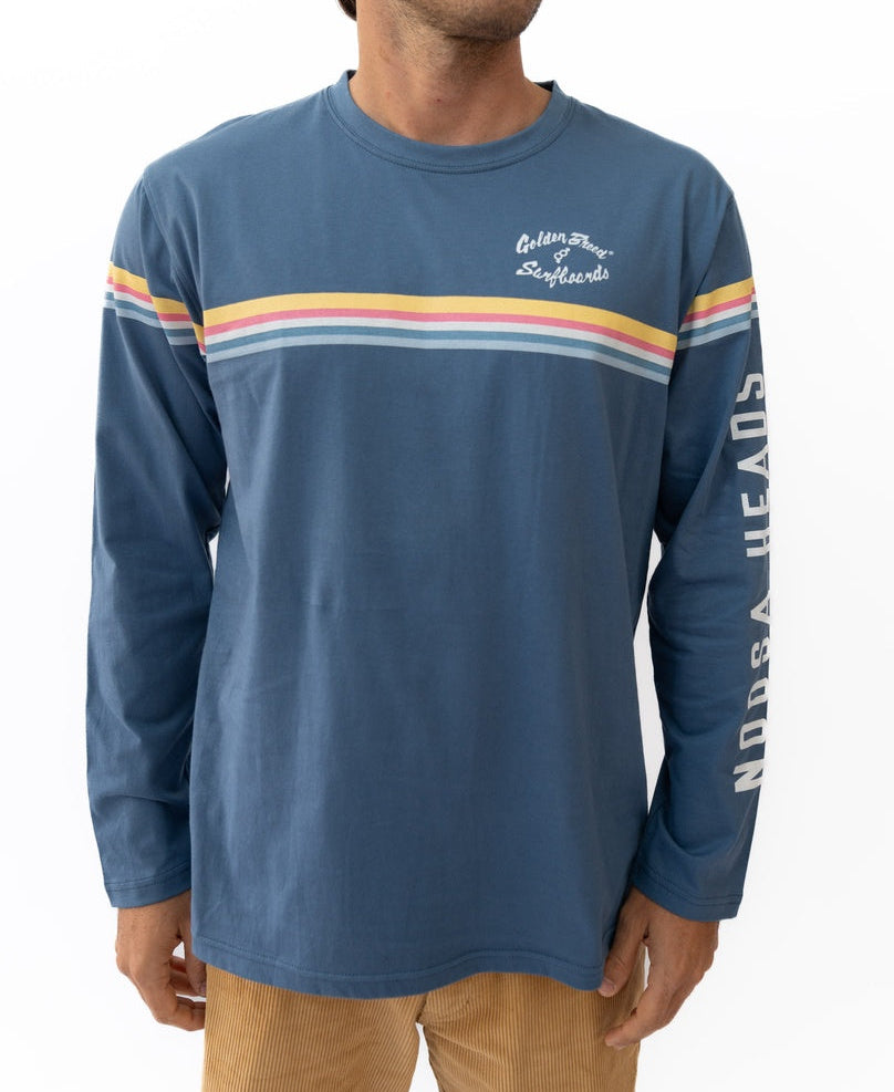 Noosa Cali L/S Tee | Blue-Golden Breed
