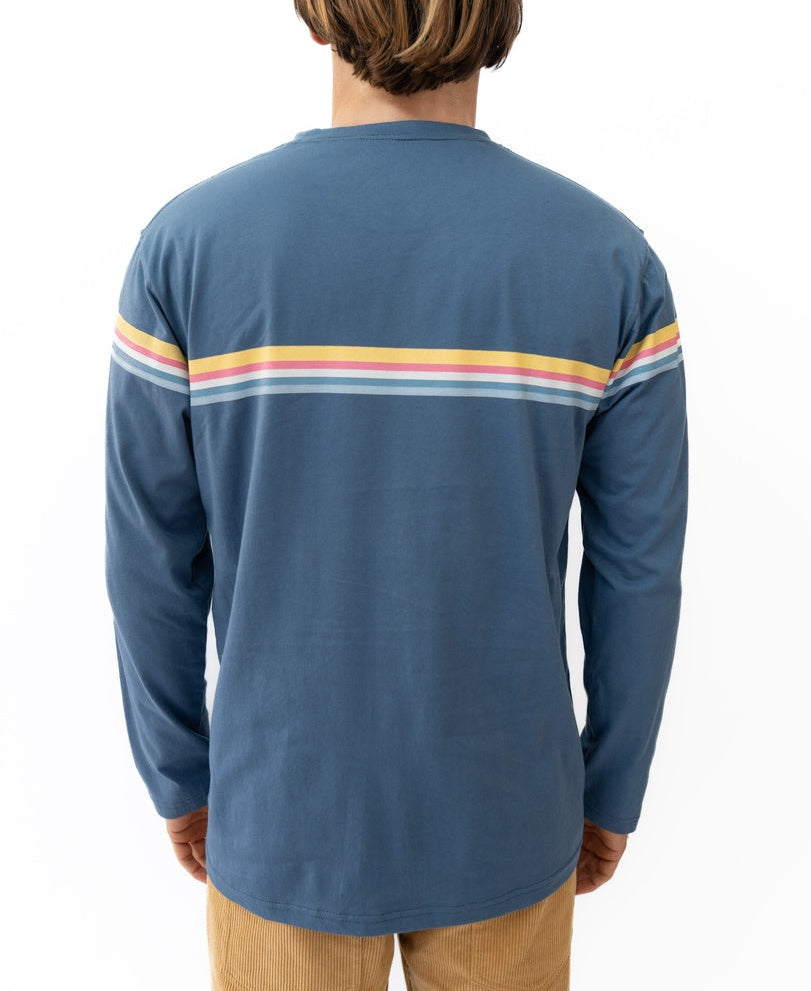 Noosa Cali L/S Tee | Blue-Golden Breed