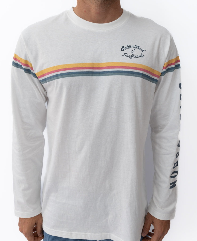 Noosa Cali LS Tee | Off White-Golden Breed