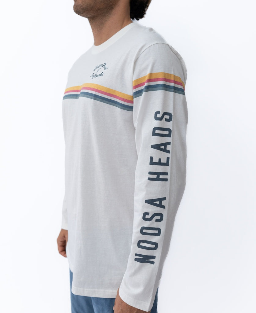 Noosa Cali LS Tee | Off White-Golden Breed