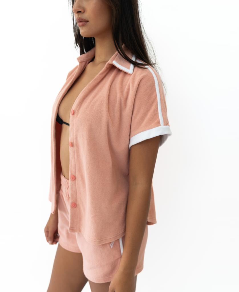 Retro Eka Shirt | Coral