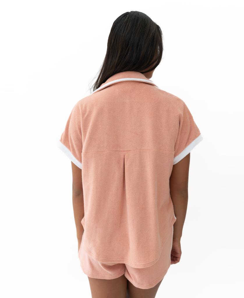 Retro Eka Shirt | Coral