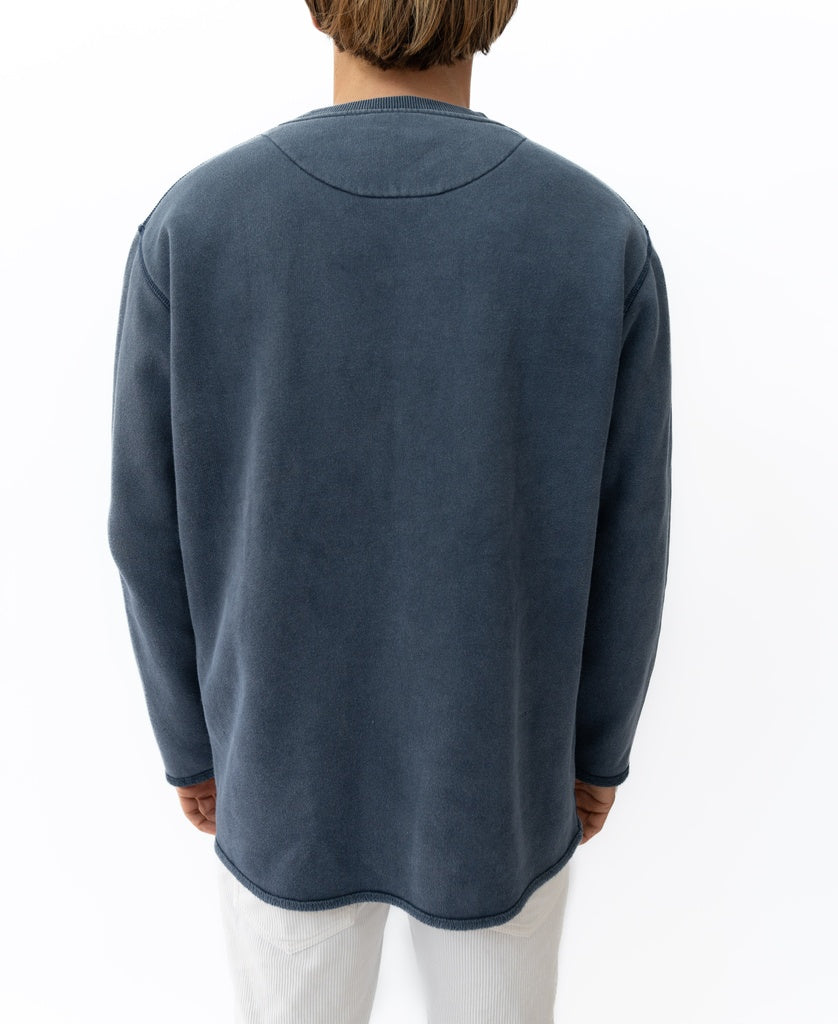 Rev Sweater | Vintage Navy-Golden Breed