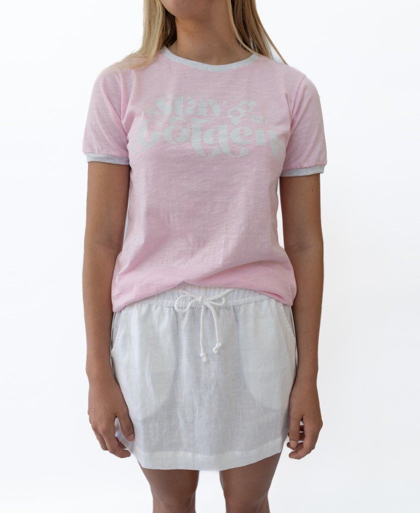 Stay Golden Ringer | Baby pink