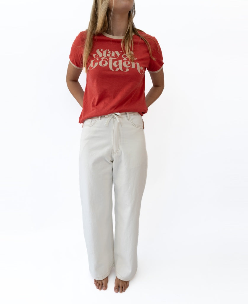 Golden Breed Suzi Pant | Off White - Trousers